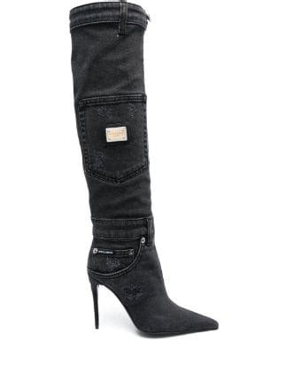 dolce gabbana stiefel|Damenstiefel: mit Absatz, Combat, Stiefeletten .